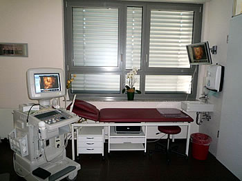 Der Schwangeren-Ultraschall-Bereich